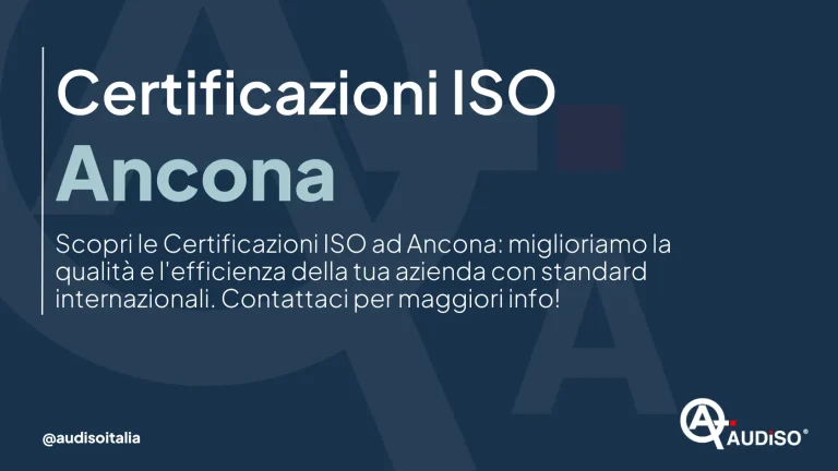 "Certificazioni ISO Ancona. Scopri le certificazioni per migliorare la qualità e l'efficienza della tua azienda. Contattaci per maggiori informazioni! @audisoitalia.